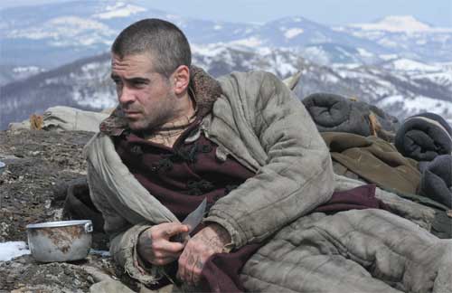 Colin Farrell in THE WAY BACK movie